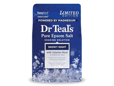 Dr Teal's Pure Epsom Salt Soaking Solution, Snowy Night, 1.36 Kg