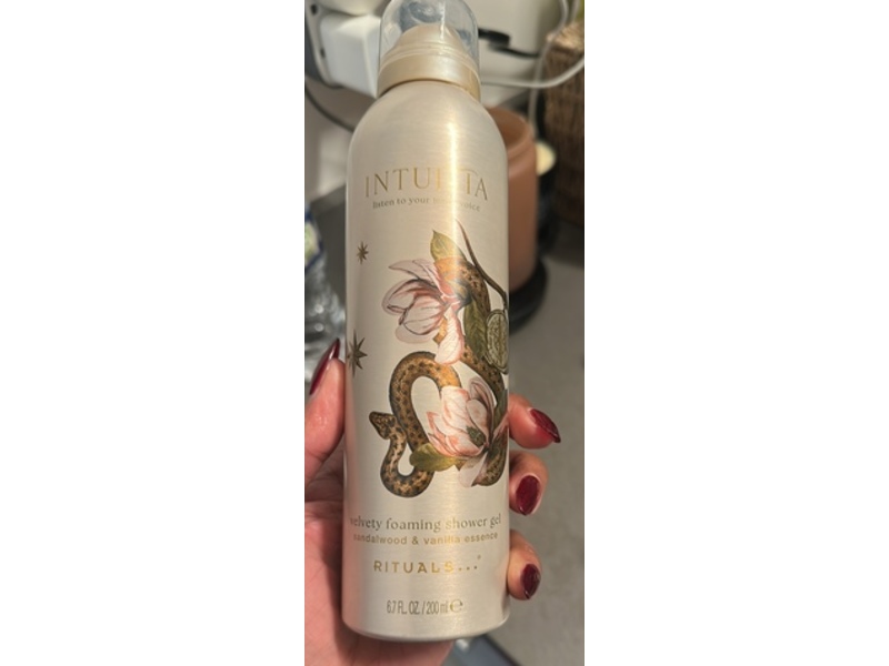 Rituals Intuitia Foaming Shower Gel, Sandalwood & Vanilla Essence, 6.7 fl oz/200 mL