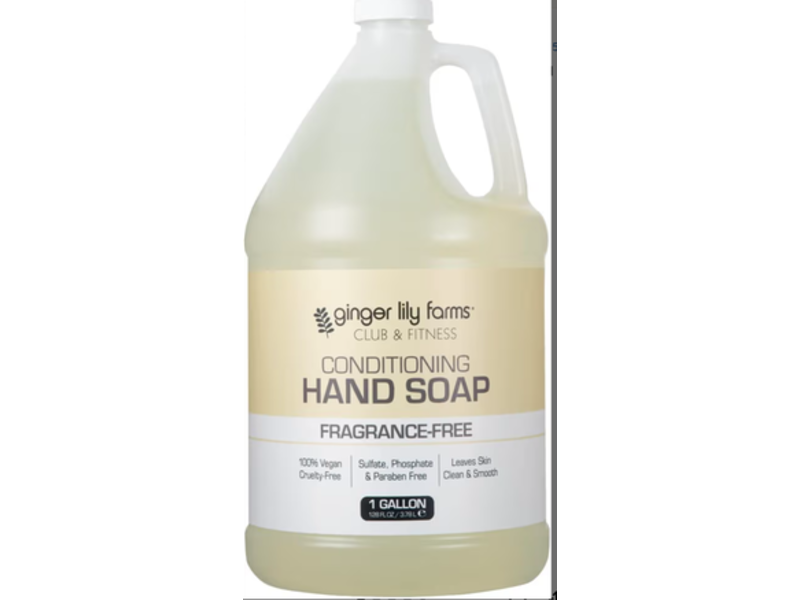 Ginger Lily Farms Conditioning Hand Soap, Fragrance-Free, 128 fl oz/3.78 L