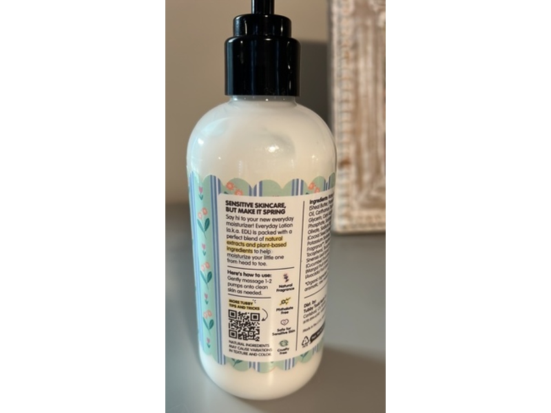 Tubby Todd Bath Co Meri Meri Everyday Lotion, Sweet Peach + Jasmine, 8.5 fl oz/251 mL
