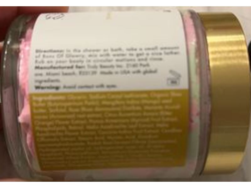 Truly Buns of Glowry Body Polish, Tighten & Glow, 2 fl oz/60 mL