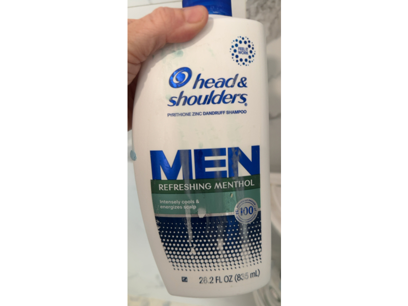 Head & Shoulders Men Dandruff Shampoo, Refreshing Menthol, 28.2 fl oz/835 mL