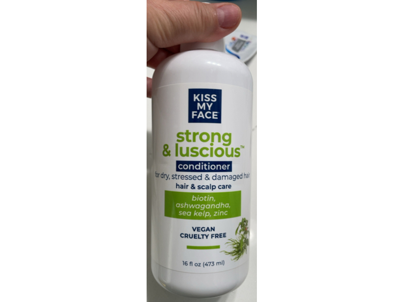 Kiss My Face Strong & Luscious Conditioner, 16 fl oz/473 mL