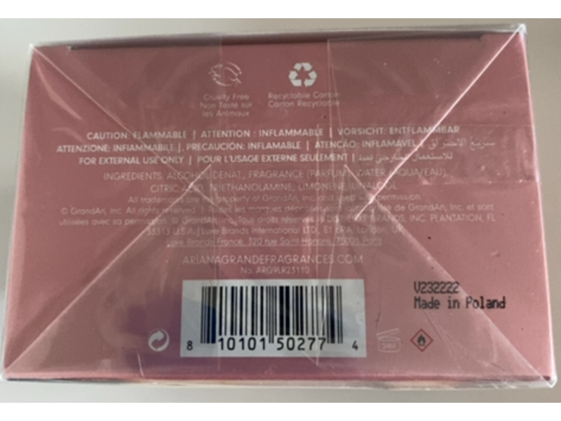 Ariana Grande Eau De Parfum, Cloud Pink, 30 mL