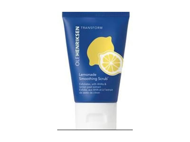 Ole Henriksen Lemonade Smoothing Scrub, AHSs & Lemon Peel Extract 1 oz/30 g