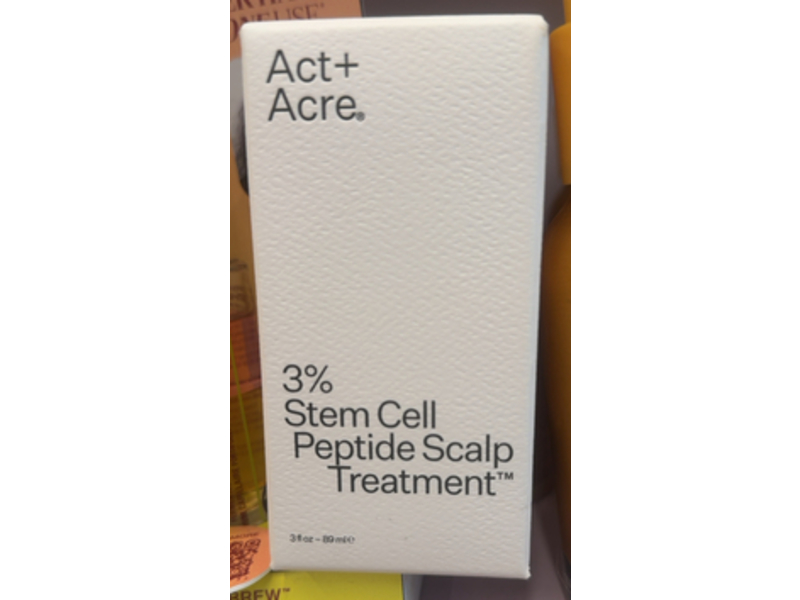Act+ Acre 3% Stem Cell Peptide Scalp Treatment, 3 fl oz/89 mL