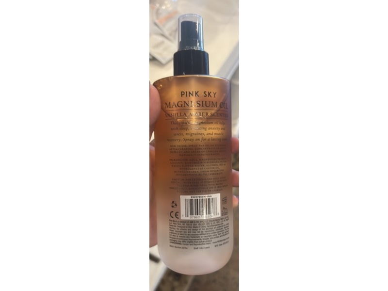 Pink Sky Sleep Magnesium Oil, Vanilla Amber Scented, 12 fl oz/355 mL