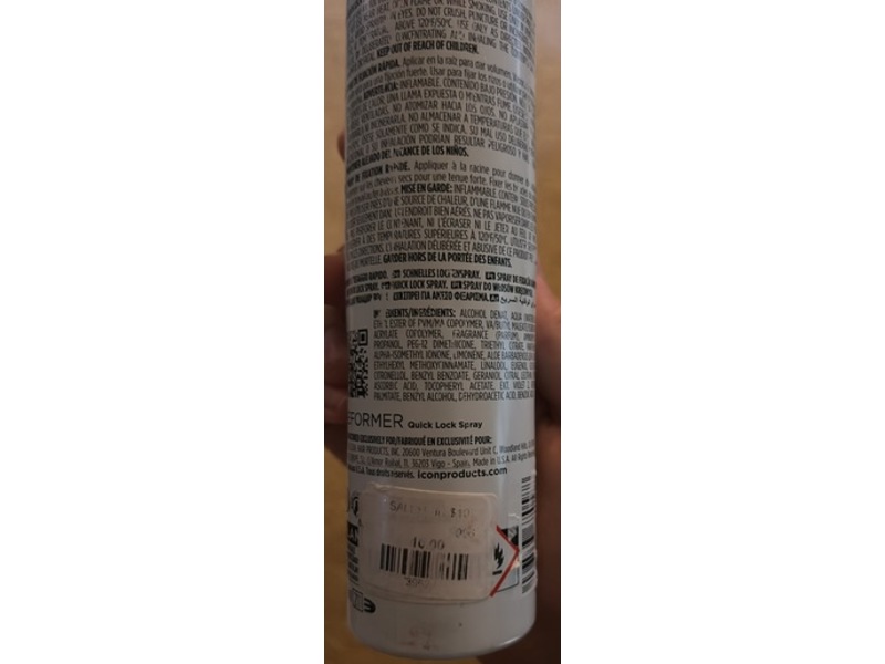 Icon Root Lifter & Hold Reformer Quick Lock Spray, 6.7 oz/189 g