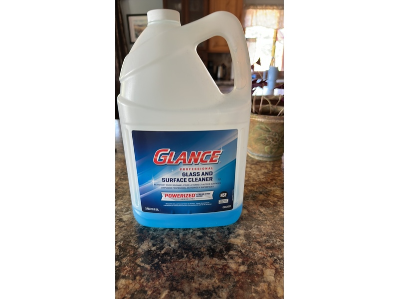 Glance Powerized Glass & Surface Cleaner, 3.78 L