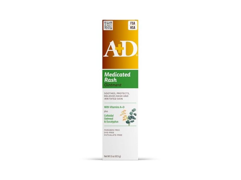 A+D Medicated Rash Ointment, 1.5 oz/42.5 g