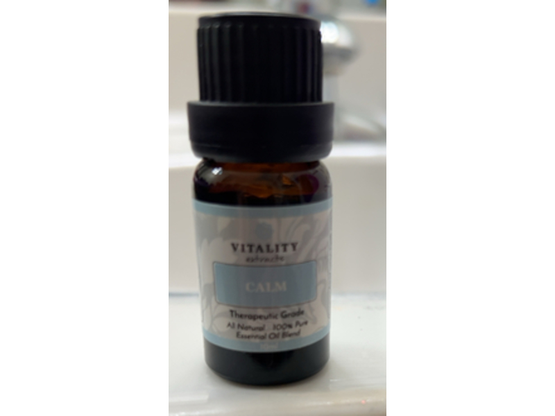 Vitality Extracts 100% Pure Essential Oil Blend, Calm, 10 mL
