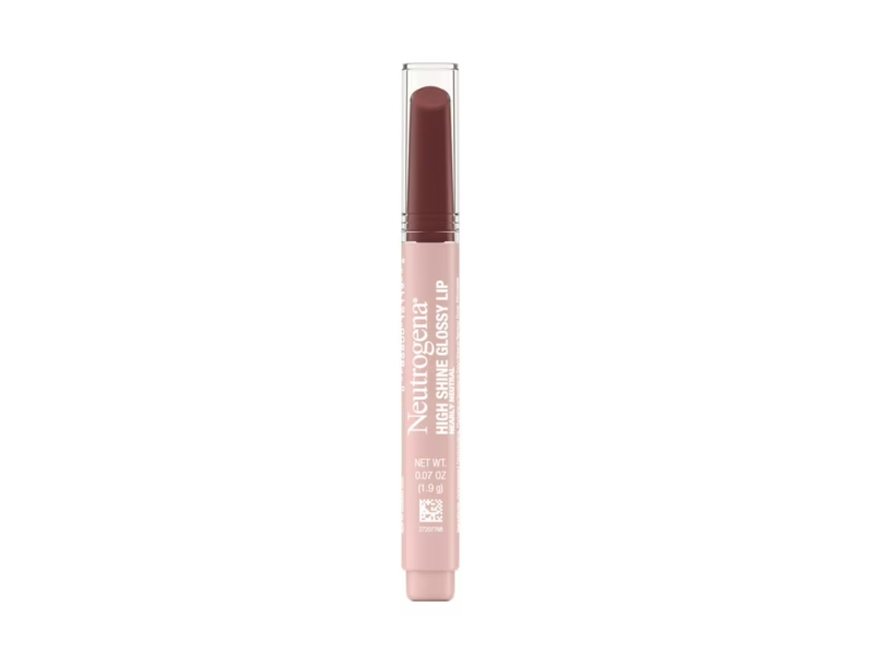 Neutrogena High Shine Lip Gloss, Nearly Neutral, 0.07 fl oz/1.9 g