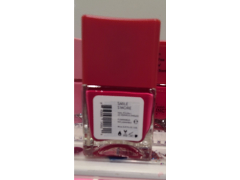 Nails. Inc S'More Is More Marshmeallow Scented Nail Polish, Smile Smore, 0.47 fl oz