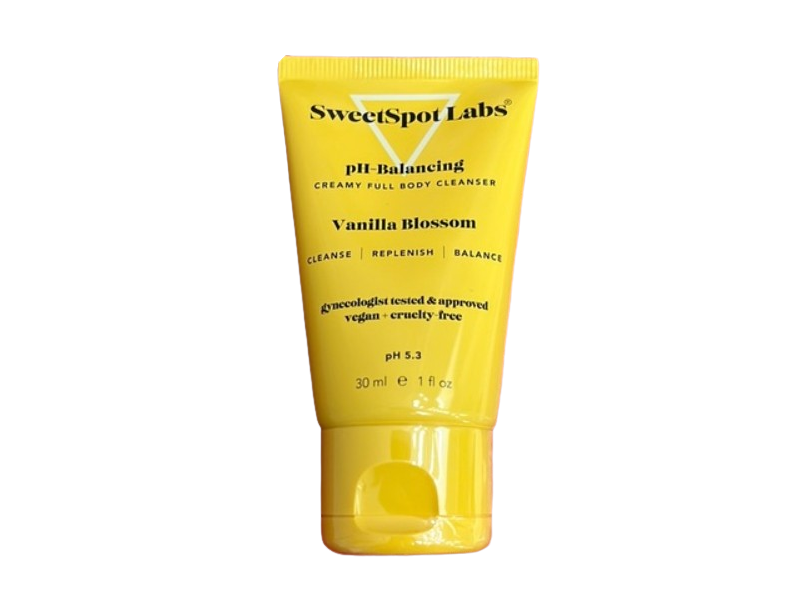 SweetSpot Labs Creamy Full Body Cleanser, Vanilla Blossom, 1 fl oz/30 mL