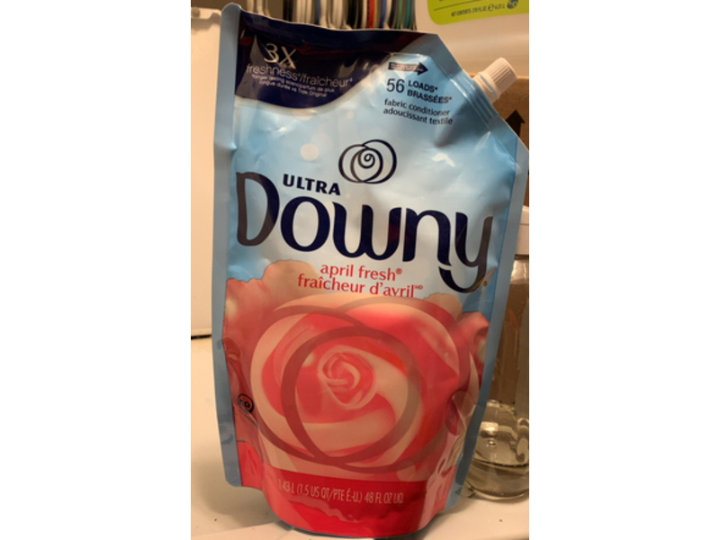 Downy Ultra Fabric Conditioner, April Fresh, 56 Loads, 48 fl oz//1.43 L