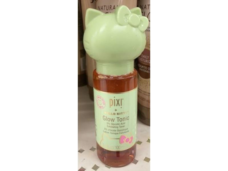 Pixi + Hello Kitty Glow Tonic Exfoliating Toner, 4.2 fl oz/125 mL