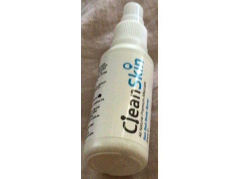 CleanSkin All Natural Premium Aftercare Body Spray, Sea Salt