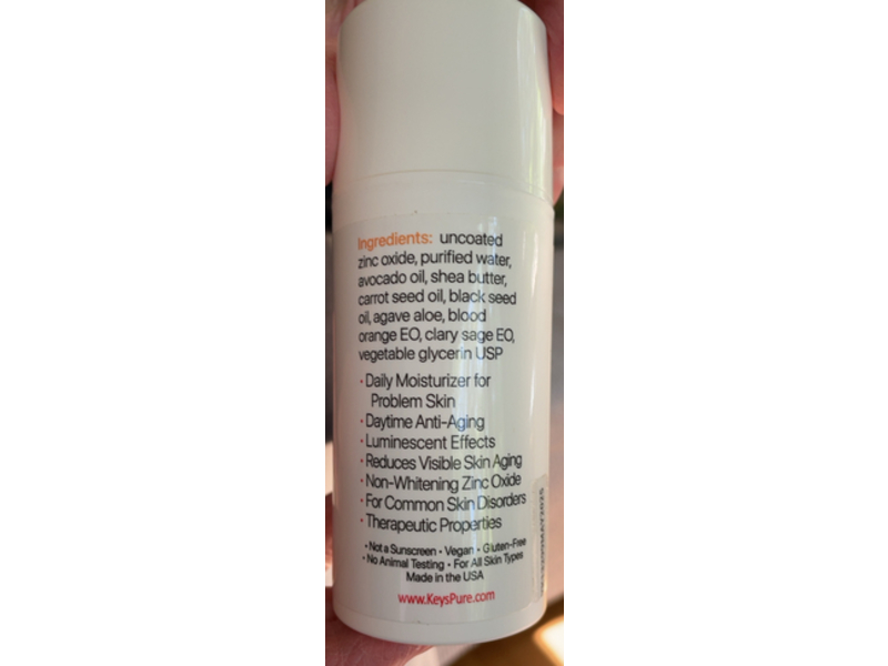 Keys Luminos Plus Moisturizer with Zinc Oxide, 100 mL