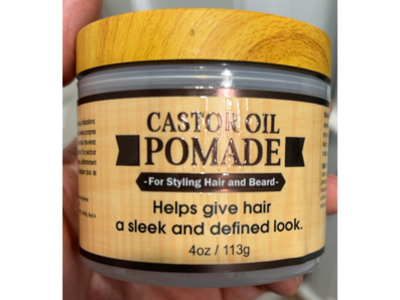 Okay Pure Naturals Pomade, Castor Oil, 4 oz/113 g