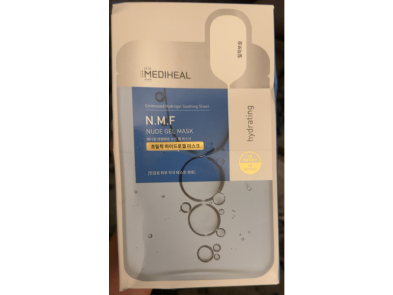 Mediheal N.M.F Nude Gel Mask, Hydrating ,10 Pack