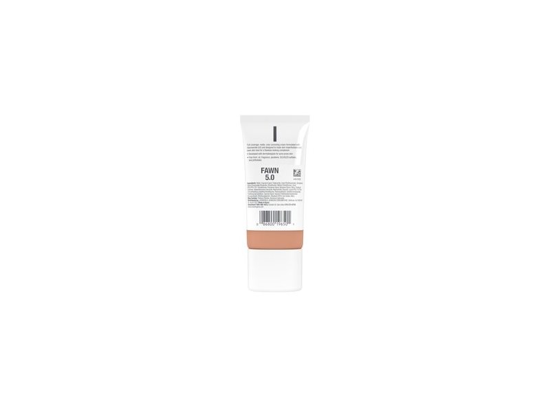 Neutrogena Clear Coverage Matte Color Correcting Cream, Fawn, 1.0 oz