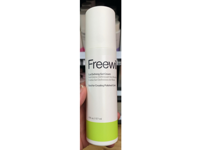 Freewill Curl Defining Gel Cream, 6 fl oz/177 mL