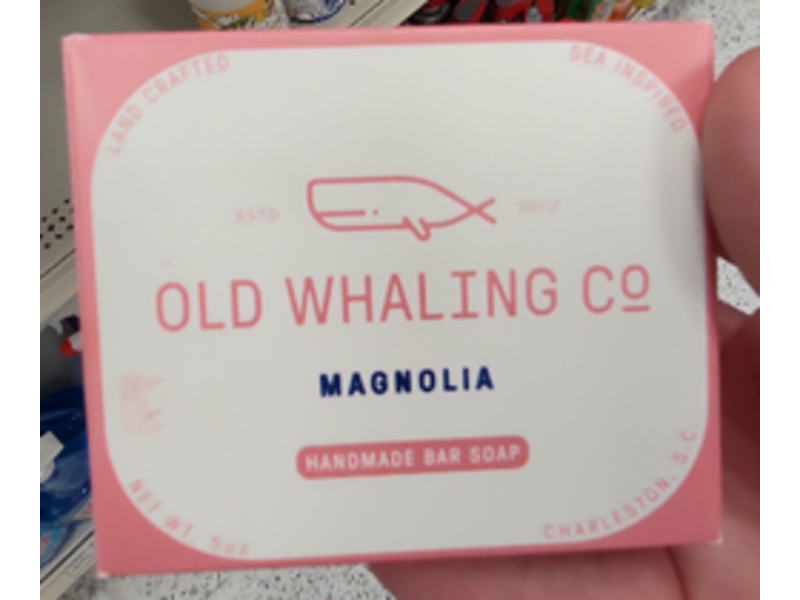 Old Whaling Co Bar Soap, Magnolia, 5 oz, Pack Of 4