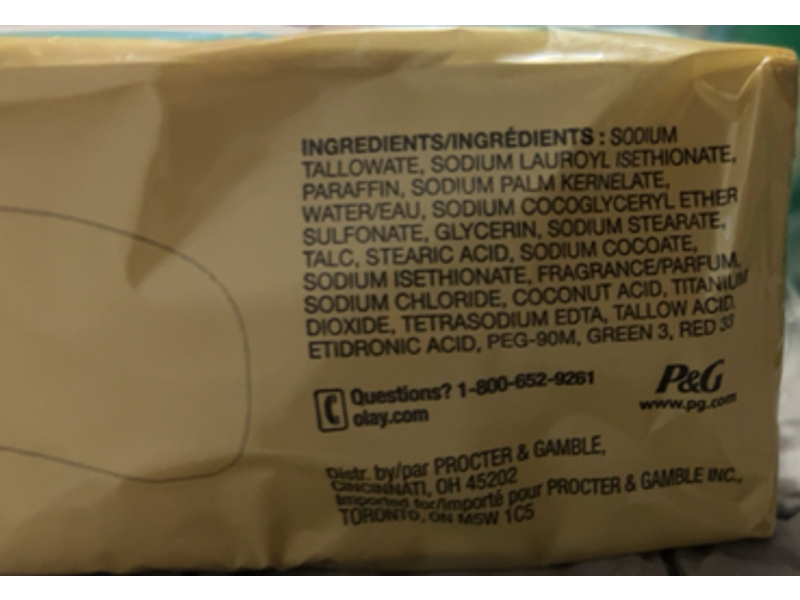 Olay Fresh Outlast Purifying Beauty Bar, Birch Water & Lavender, 4.0 oz/113 g, 6 Count