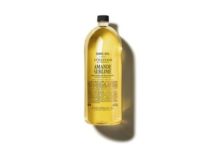 L'Occitane En Provence Amande Sublime Softening Shower Oil Refill, Almond, 16.9 fl oz/500 mL