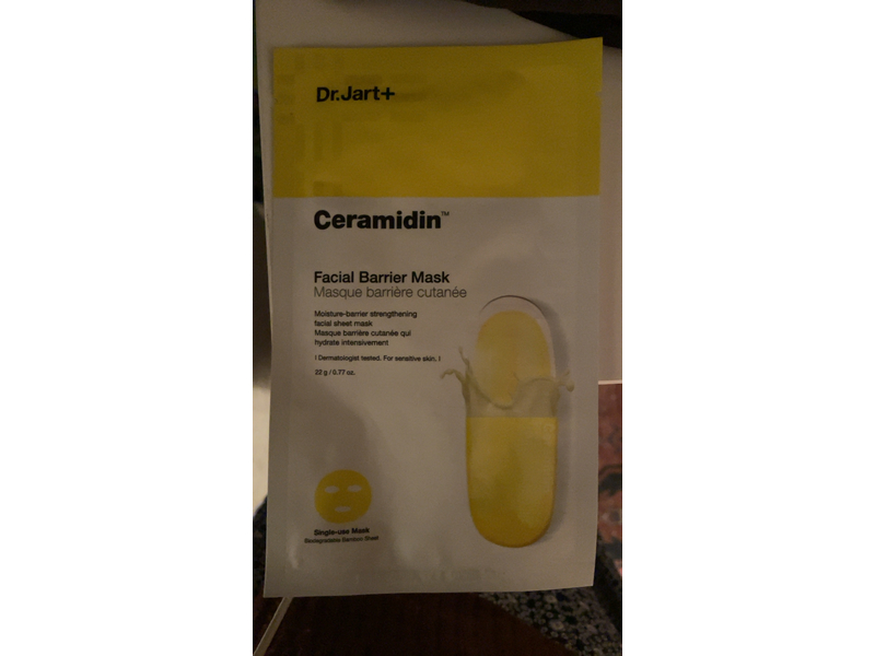 DR.JART+ Facial Mask Intense Moisturizing Sheet Mask, 0.77 Oz