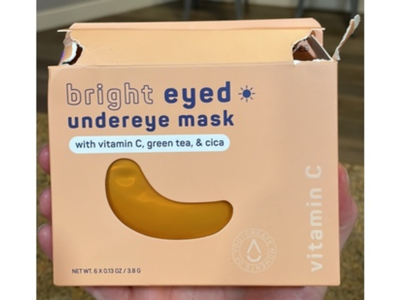 Spalife Bight Eyed Undereye Mask, Vitamin C + Green Tea & Cica, 0.13 fl oz/3.8 g, 32 Pairs