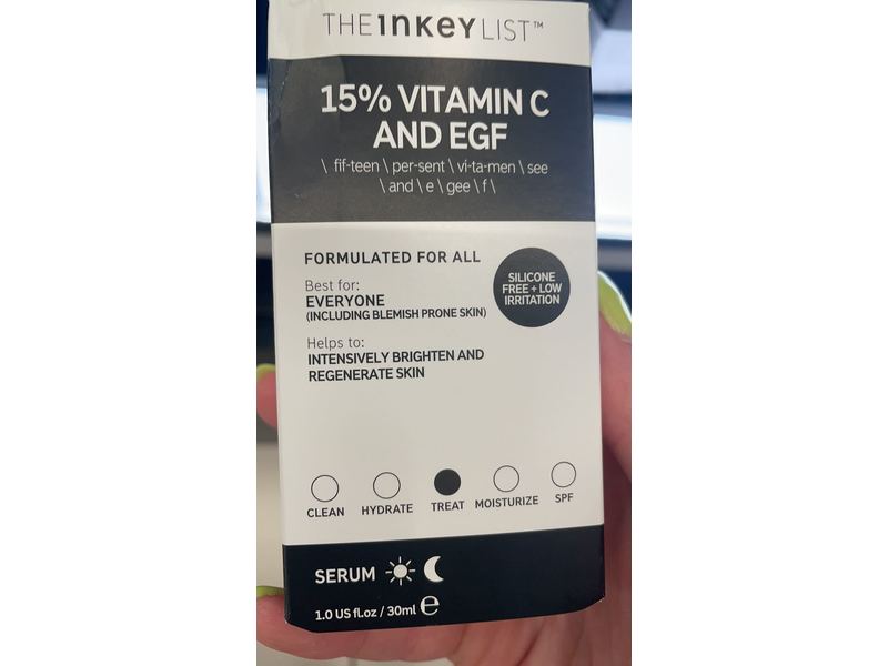 The Inkey List 15% Vitamin C And EGF Serum, 1 fl,oz/30 mL
