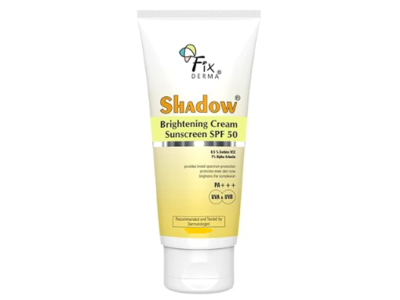 FixDerma Shadow Brightening Cream Sunscreen, SPF 50 PA+++, 0.52 oz/15 g