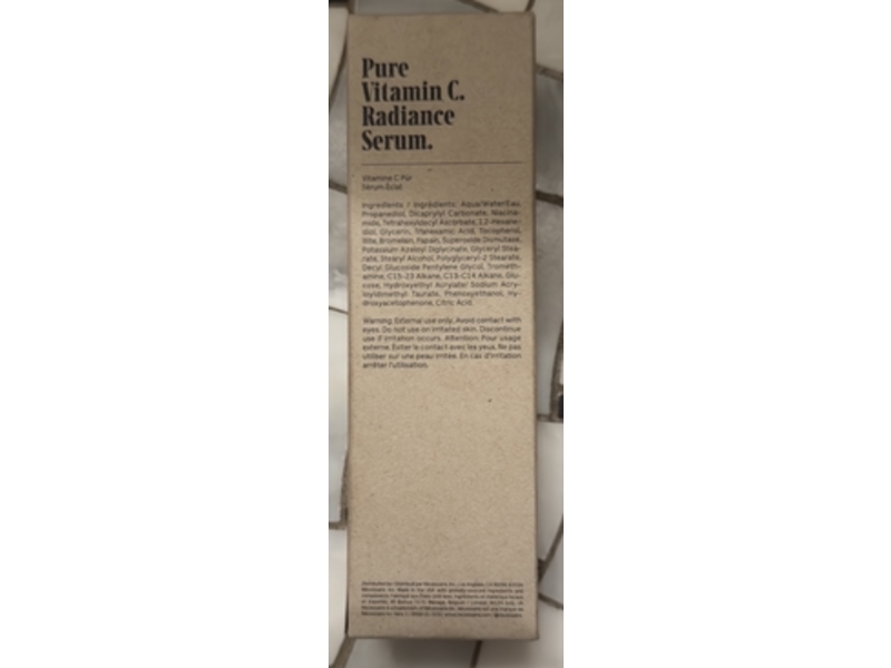 Necessaire The Body Radiance Serum, Pure Vitamin C, 5.1 fl oz/150 mL