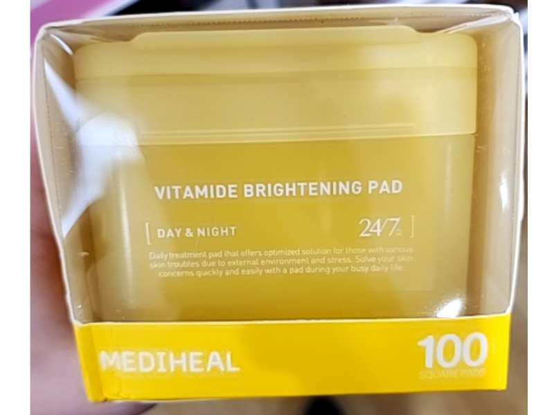 Mediheal Day & Night Vitamide Brightenning Pad, 100 Count