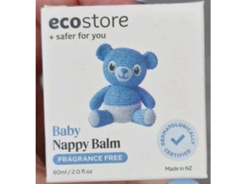 Ecostore Baby Nappy Balm, Fragrance Free, 2 fl oz/60 mL