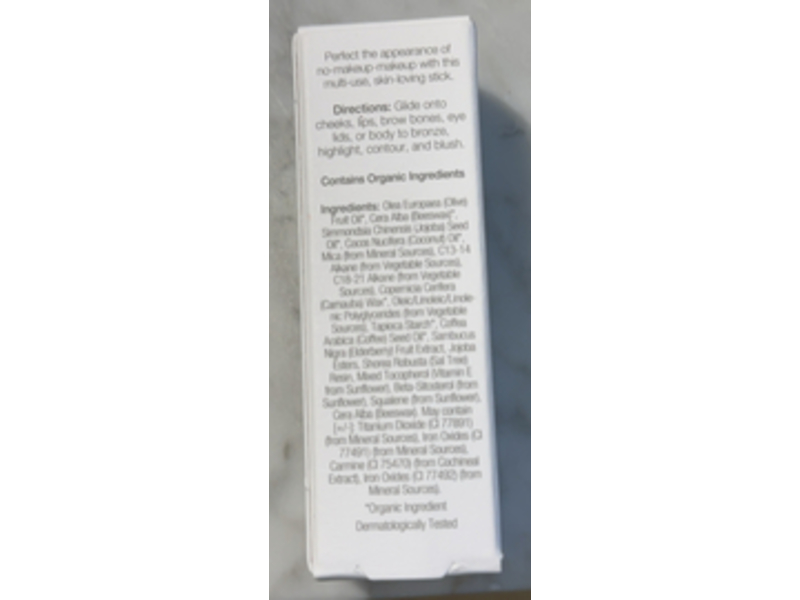 Ogee Sculpted Face Stick, Carnelian, 0.28 oz/8 g