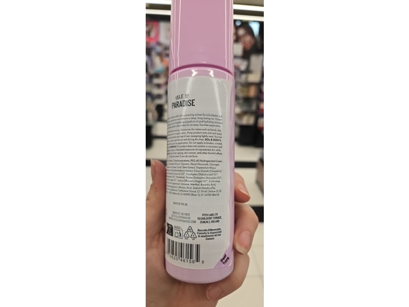 Isle Of Paradise Tinted Self Tanning Mousse, Dark, 6.76 fl oz/200 mL