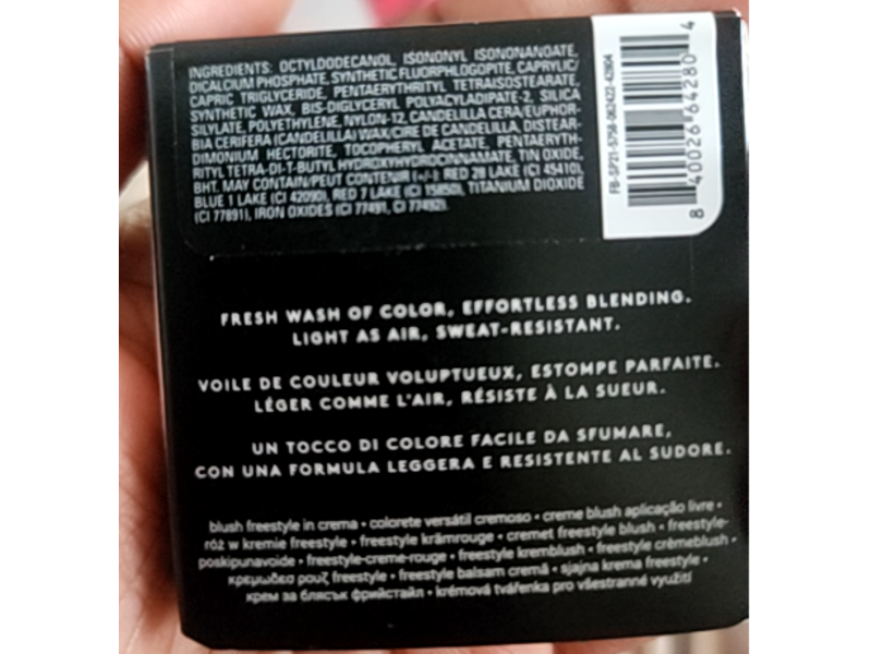 Fenty Beauty Cheeks Out Freestyle Cream Blush, 10 Rose Latte, 0.10 oz/3 g