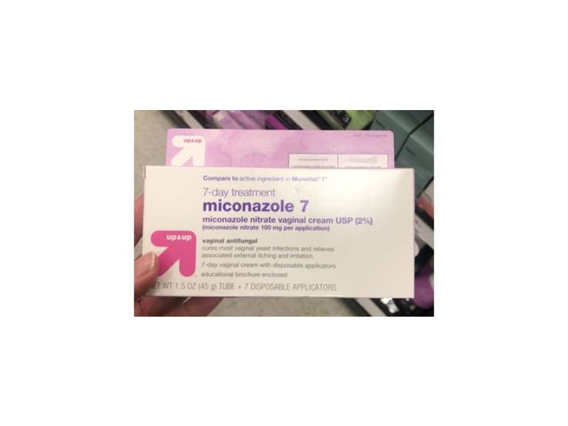 Up & Up 7-Day Treatment Miconazole 7, Vaginal Antifugal, 1.5 oz/45 g, 7 Count