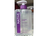 Native Hand Soap, Lavender & Rose, 13 fl oz/384 mL - Image 3