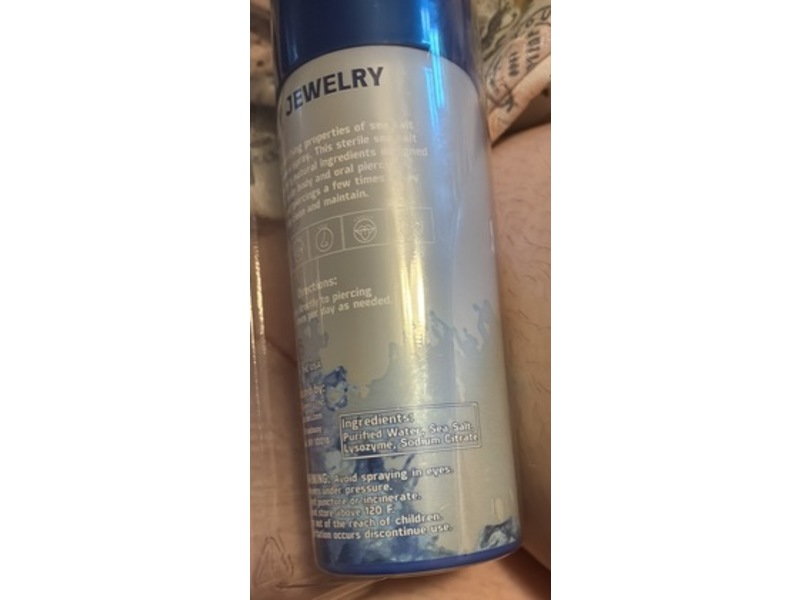 Body Jewelry Sea Salt Spray, 3 fl oz/85 mL