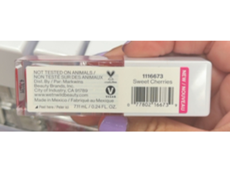 Wet N Wild Lip Oil, Sweet Cherries, 0.24 fl oz/7.11 mL