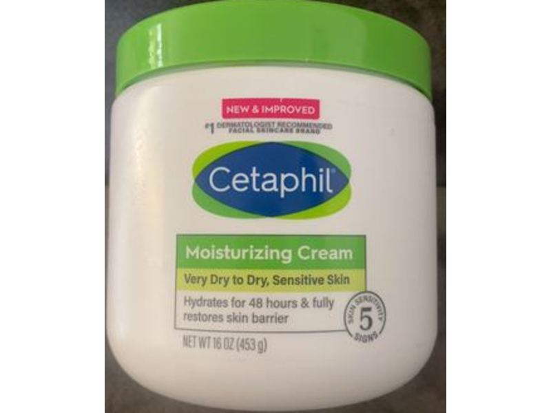 Cetaphil Moisturizing Cream, Very Dry To dry, Sensitive Skin, 16 oz/453 g
