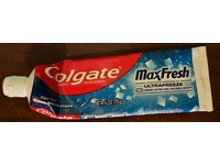 Colgate Maxfresh Ultrafreeze Anticavity Fluoride Toothpaste, Cool Mint, 6.3 oz/178 g - thumbnail 2
