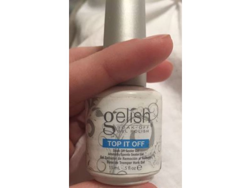 Gelish Soak Off Gel Nail Polish Top It Off Sealer, 0.5 fl oz/15 mL