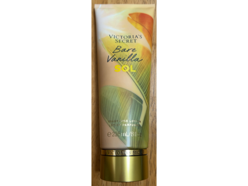 Victoria's Secret Fragrance Lotion, Bare Vanilla SOL, 8 fl oz/238 mL