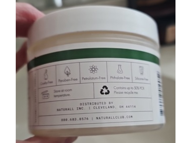 NaturAll Hydrating Custard, Avocado & Kiwi, 8 fl oz/236 mL