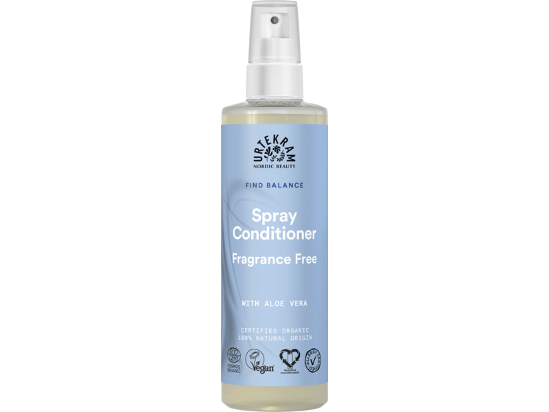 Urtekram Fragrance Free Spray Conditioner, Aloe, 250 mL
