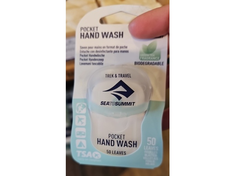 Sea To Summit Pocket Hand Wash, Trek & Travel, 50 Count